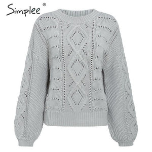 Knitted Women Pullover