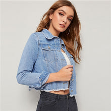 Load image into Gallery viewer, Blue Denim Jacket