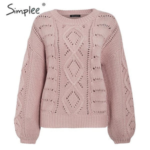 Knitted Women Pullover