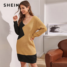 Load image into Gallery viewer, Multicolor Sweater Dress