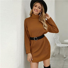 Load image into Gallery viewer, Khaki Sweater Dress